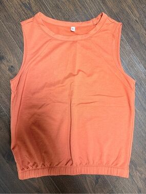 TARGET SLEEVELESS ELASTIC BAND ORANGE TOO